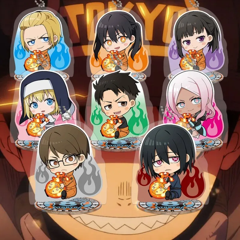 Аниме Demon Slayer: Kimetsu no Yaiba Tsuyuri Kanawo Tanjirou Kamado Nezuko Косплей акриловый брелок стенд