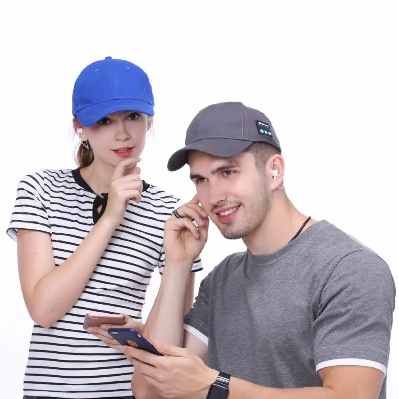 Беспроводные наушники Bluetooth наушники для Bluetooth музыкальная Кепка для мужчин/женщин Открытый Отдых громкой связи бейсбольная шляпа