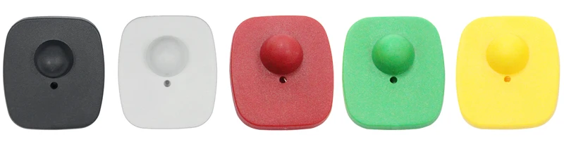 Special rate black or customized color clothing security alarm eas hard tags mini square rf hard tag