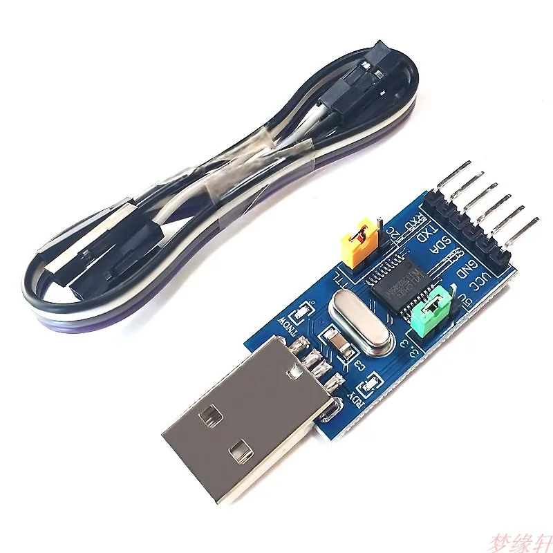 CH341T 2-в-1 модуль USB К I2C IIC UART к TTL MCU последовательный порт downloader | Электроника