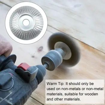 

16mm Bore Wooden Grinding Wheel 38mm Diameter Angle Grinder Polishing Disc Carving Sanding Abrasive Tool Engraving Rotary Tool