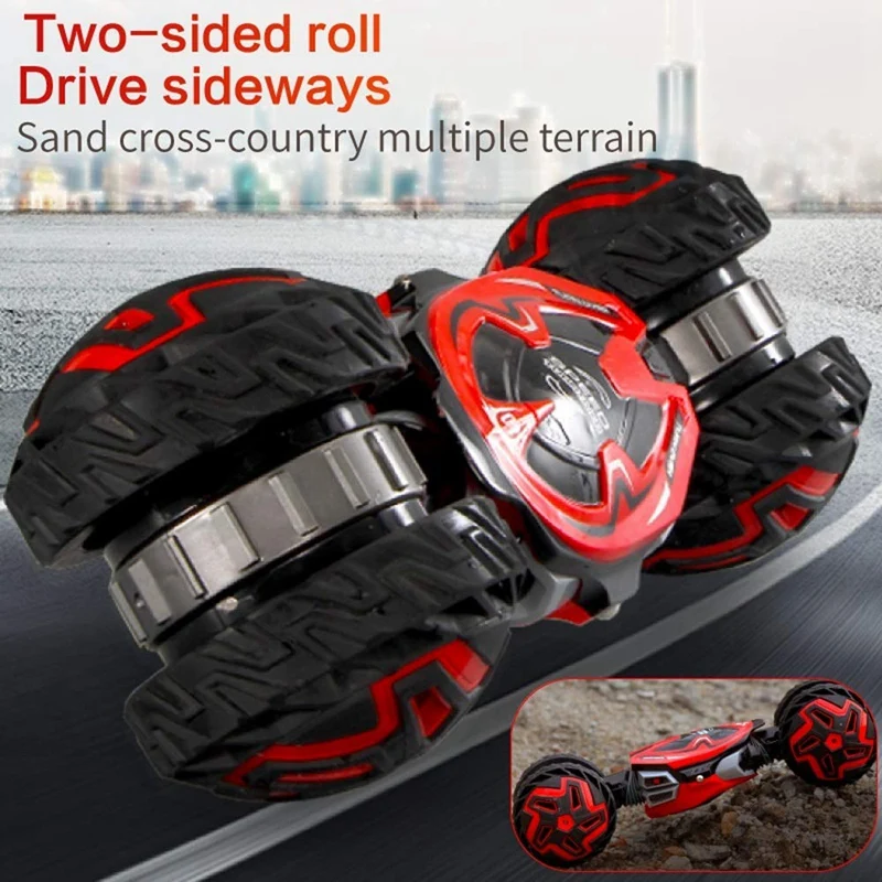 Радиоуправляемый грузовик, высокоскоростной трансформируемый автомобиль с дистанционным управлением 2,4 Ghz внедорожные электромоторы транспортные средства 4WD рок гусеничная игрушка лучший подарок для Ki