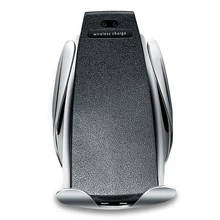 Qi 10 Вт беспроводное автомобильное зарядное устройство S5 автоматическое зажимное быстрое зарядное устройство держатель телефона крепление для iPhone 8 X XR XS huawei samsung LG и т. Д