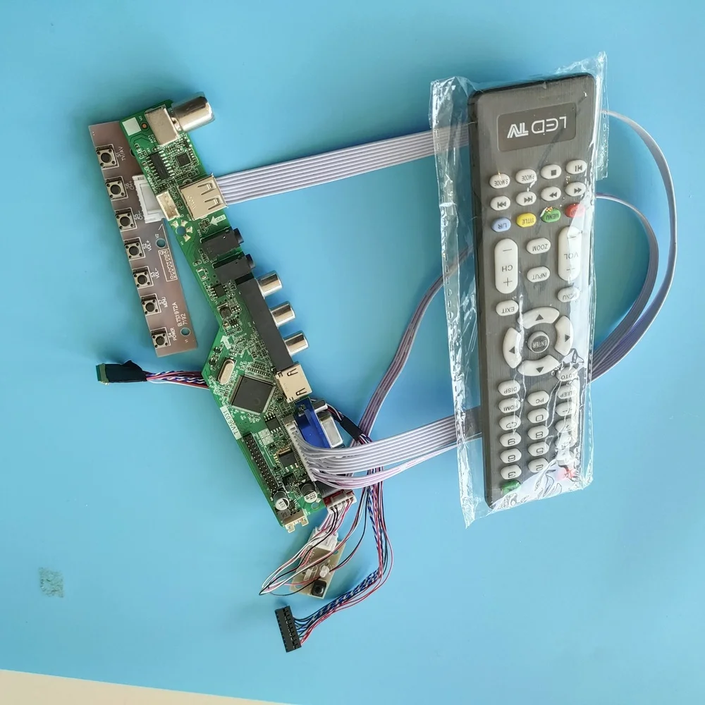 

kit for LP156WH3(TL)(T2) Controller driver board 40pin LVDS 15.6" TV AV 1366X768 Panel LCD LED USB HDMI-compatible VGA remote