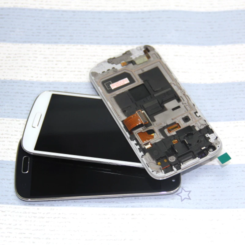 S4 Mini i9190 LCD For Samsung Galaxy GT-i9195 i9192 display screen digitizer+Bezel Frame+Repair Tools | Мобильные телефоны и