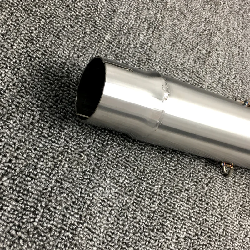 Motor Exhaust Pipe Escape Modified Middle Link Pipe Muffler (4)