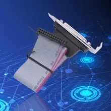 

25hole Parallel Port 9 Pin Serial Port Expansion Line 26 (db25 To Printer Motherboard Bezel Female Pin / Idc Interface Lpt B0m6