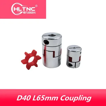 

1PCS 10*14mm 8/9.5/10/12/12.7/14/15/16/17/18/19/20/22mm Flexible Plum Shaft Coupling CNC Stepper Motor Coupler D40L65