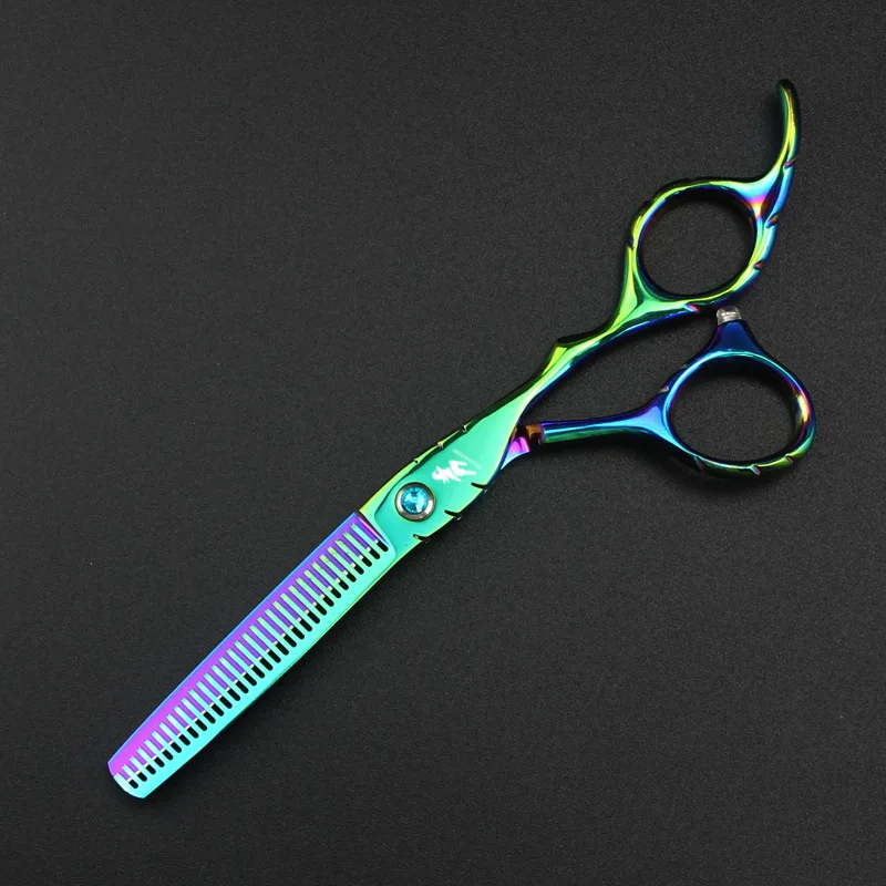 6 дюймов зеленые ножницы для волос высокого качества Парикмахерские ножницы Профессиональные ножницы для стрижки волос