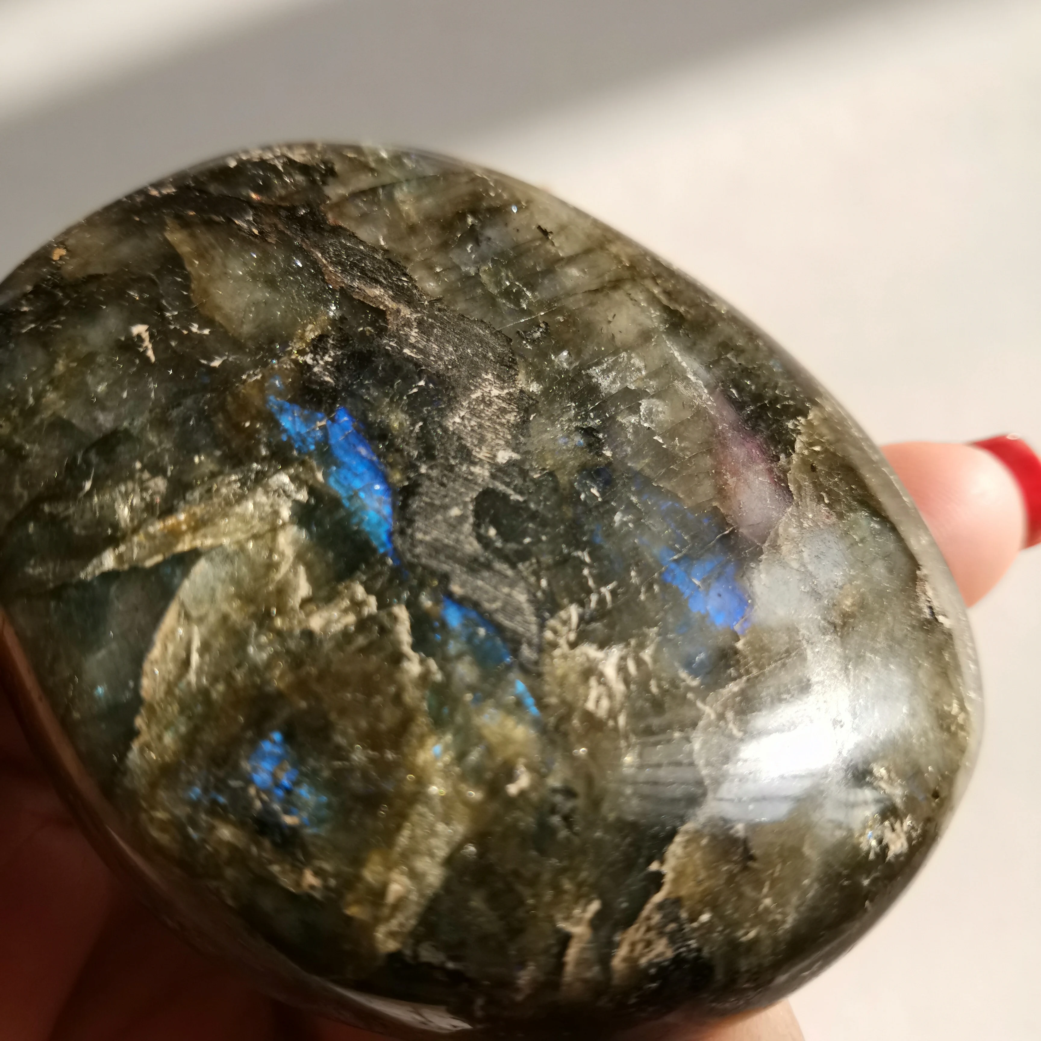 Непревзойденные натуральные камни Лабрадорита 139 г синий светильник Feldspar Золотой Лабрадор лунный камень Hecatolite минеральный образец# XT146