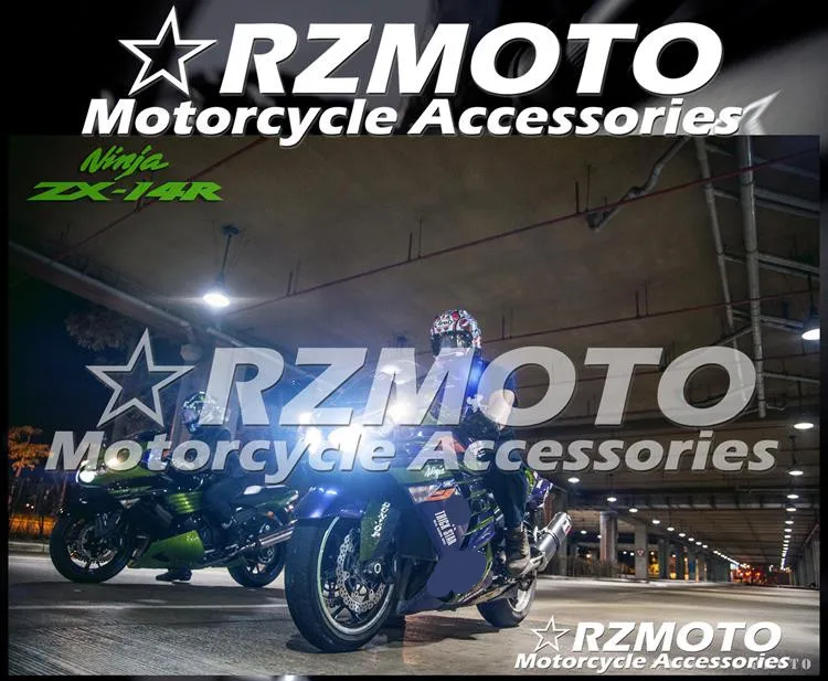 ABS мотоцикл обтекатель комплект для KAWASAKI ZX-14R 2012- год кузов литьевая форма Магазин № 2204