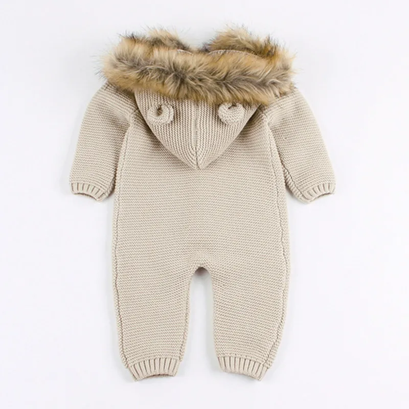 Ropa bebe recien nacido/Зимний комбинезон для мальчиков и девочек; комбинезон; одежда для маленьких девочек; модный детский комбинезон;