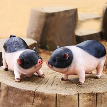 Домашние садовые полимерные фигурки животных Садоводство Ландшафтная Скульптура милый жир мягкая игрушка свинья детский сад орнамент украшение