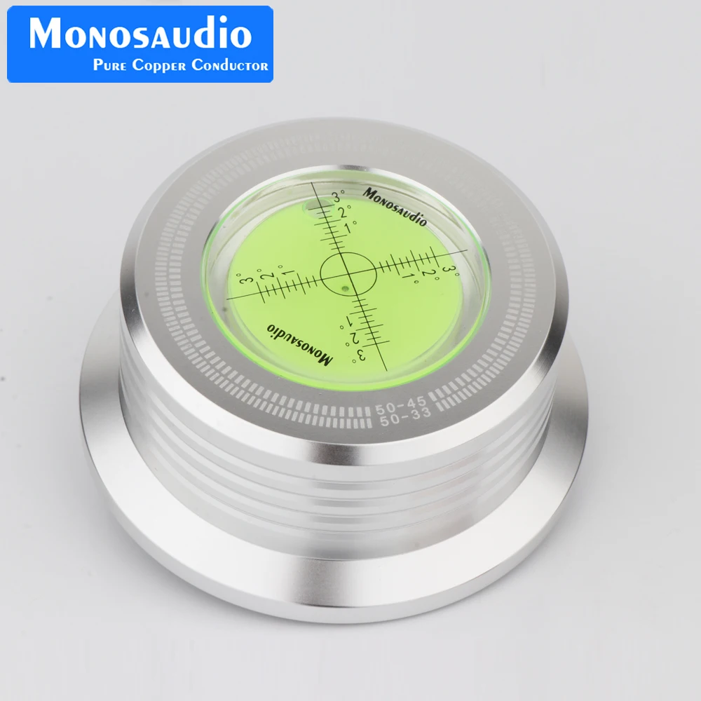 Monosaudio HiFi RT528S 50 Гц серебристый 280 г запись веса LP диск стабилизатор поворотный