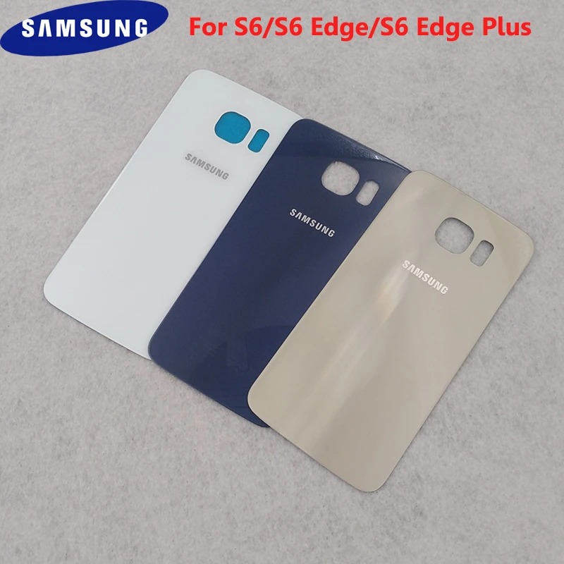 Original Samsung S6/S6 Edge/S6 Edge Plus Back Battery Cover Rear Rear Door Housing Case For Galaxy G920F G925F G928F Repair Part frame phone