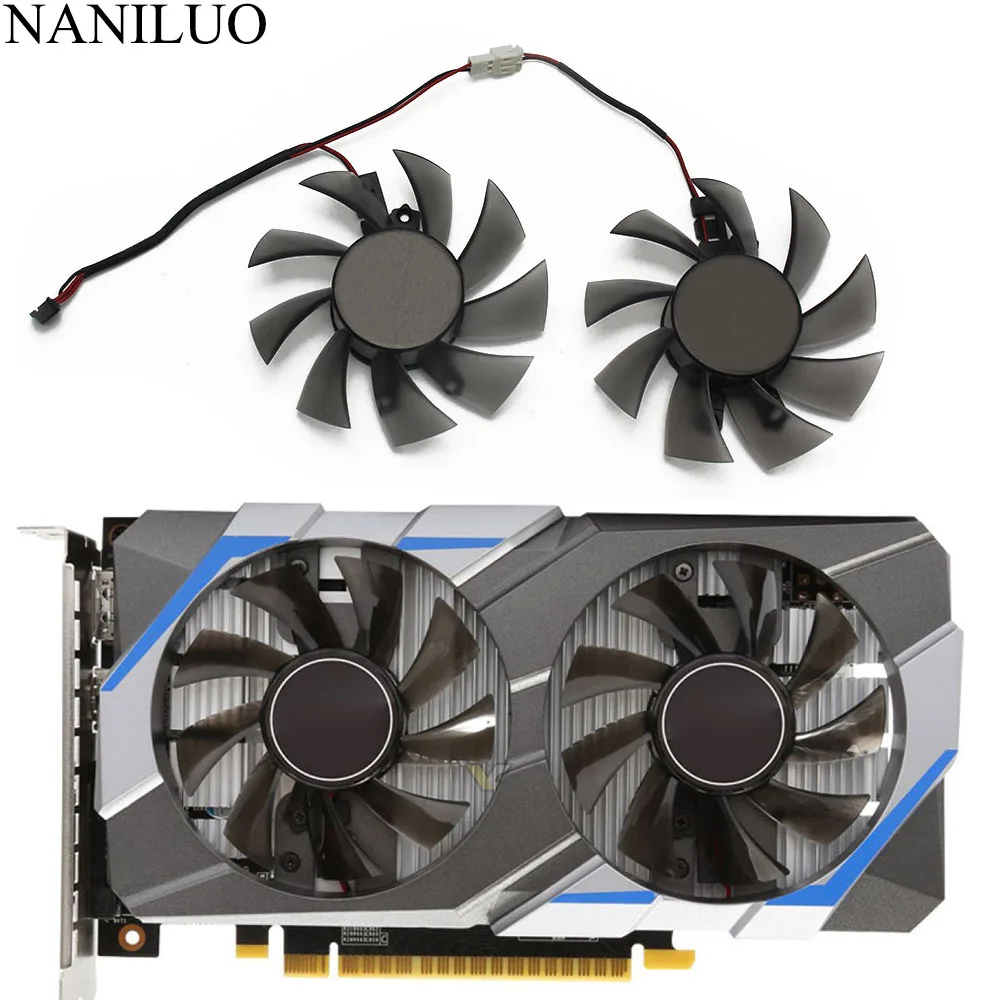 FD8015H12S 75 мм GTX1050 Ti вентилятор VGA для GALAX KFA2 GTX 1050 1050Ti Herd видеокарта вентилятор охлаждения 4Pin