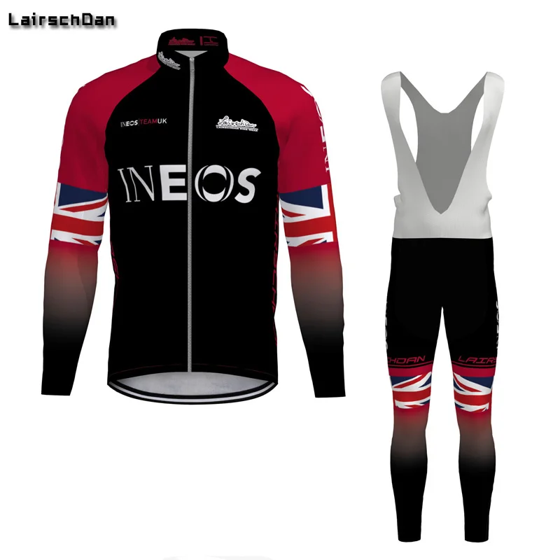 

SPTGRVO Lairschdan Men 2019 Spring/Autumn ineos team Long Sleeve Cycling Set Women bicycle Clothes Bike Outfit Mtb Jersey Suit