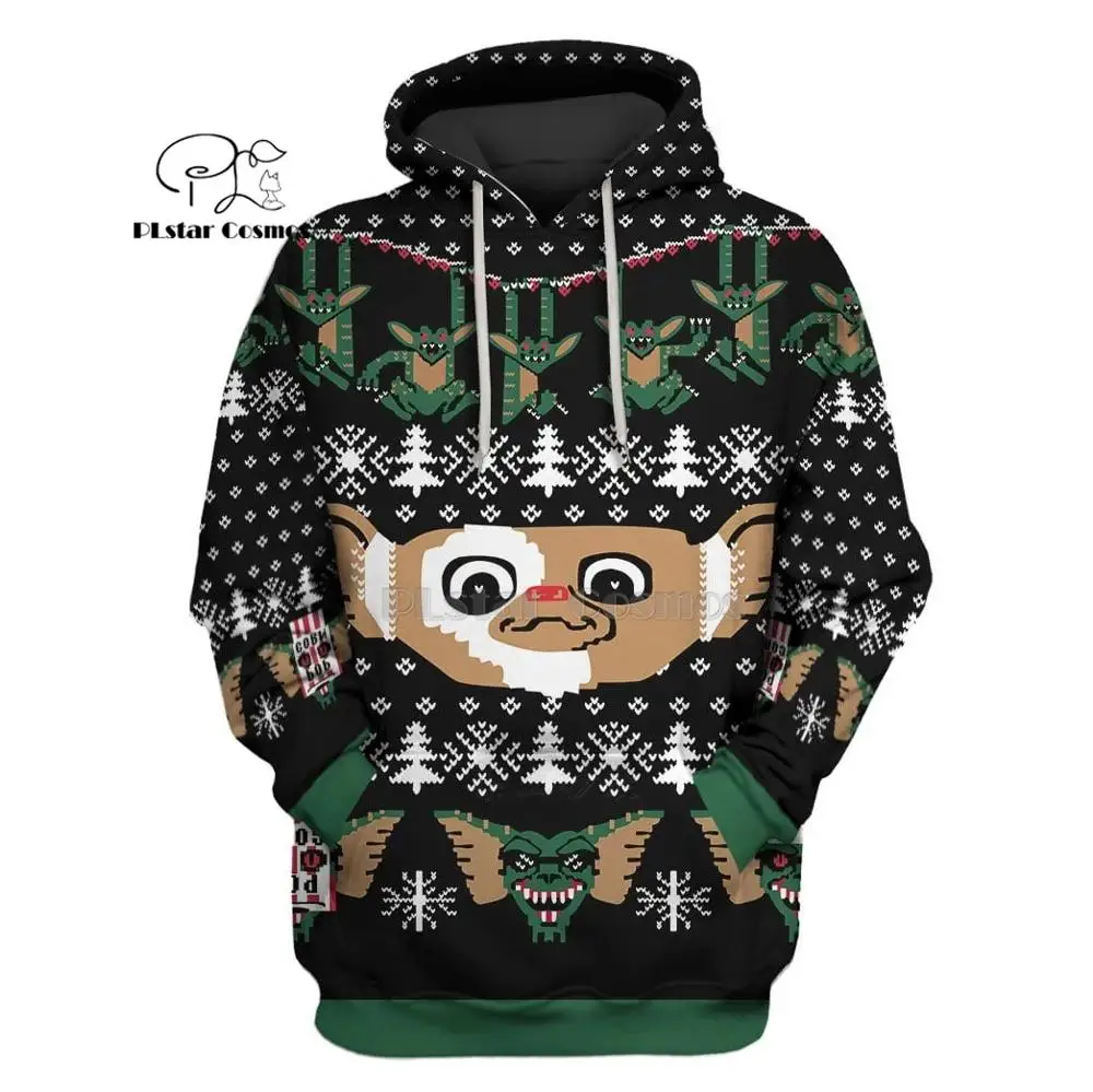 PLstar Космос Счастливого Рождества с 3d толстовки/Толстовка зима осень Смешные Harajuku