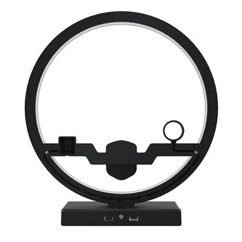 

QI Wireless Charger With LED Light For IPhone 11 Pro Max Fast Table Wireless Charging Dock Fast Charging Station Charger Holder