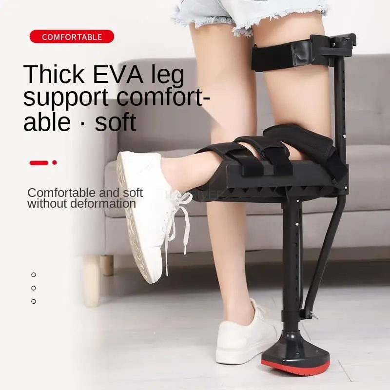Sprained ankle fracture leg ankle hurt antiskid stick one leg extension step help walking auxiliary 5