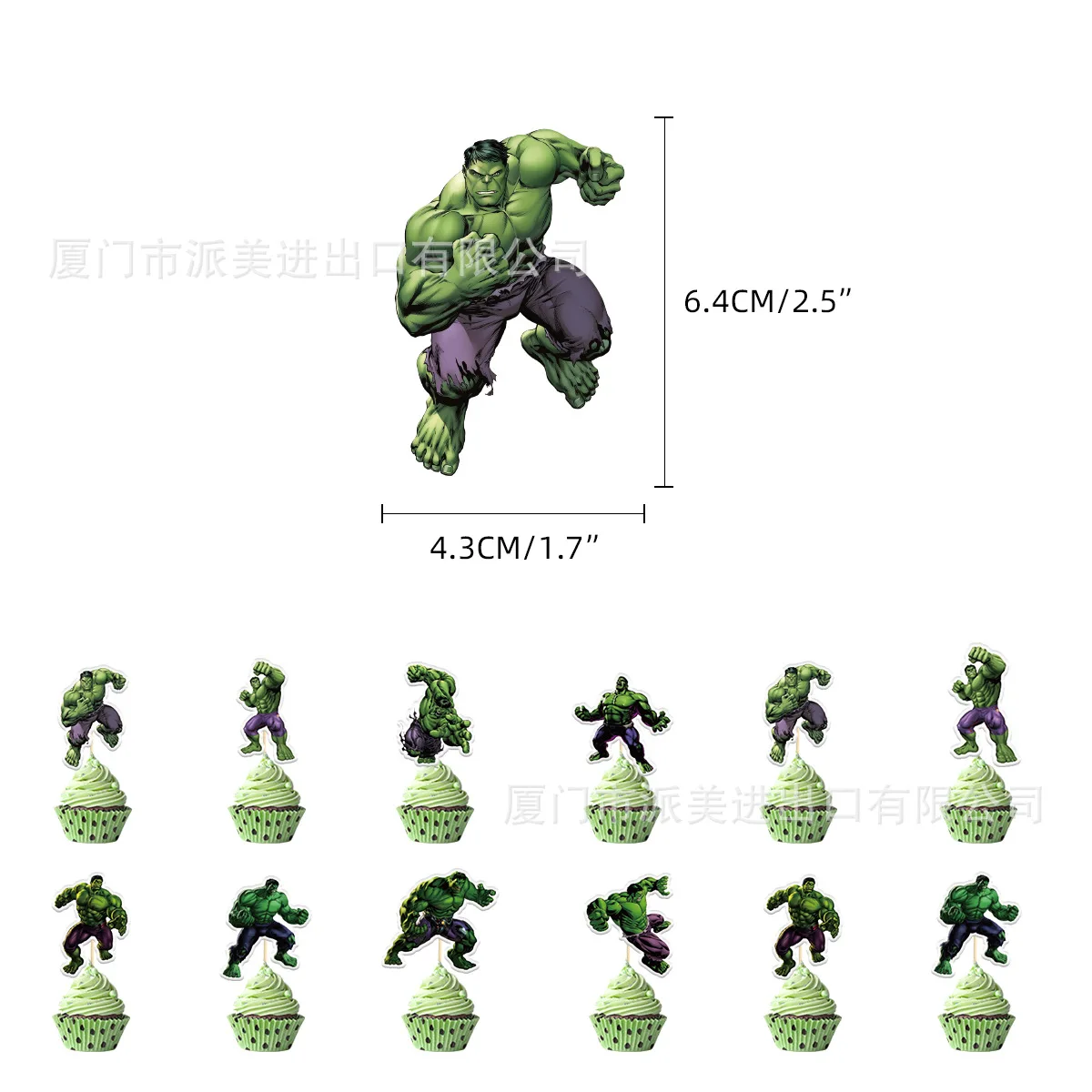 Disney Marvel Avengers Hulk Theme Children's Happy Birthday Party Pull Flag Latex Balloons Birthday Party Decorations Kids