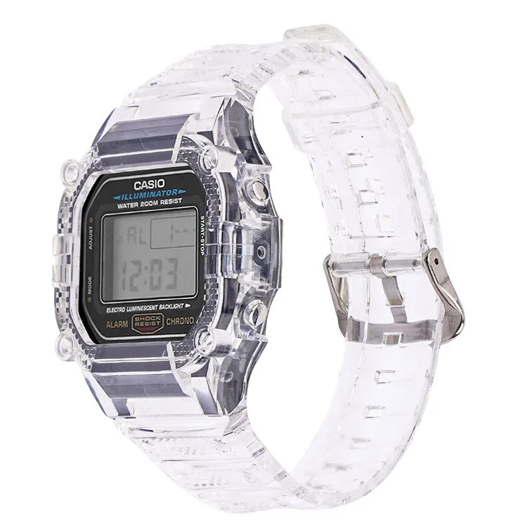 Watch Band Strap For Casio DW5600 GW-5610 Bracelet Watchband Cover Resin Wristband Screen Protectors Case for G-SHOCK Wrist band 
