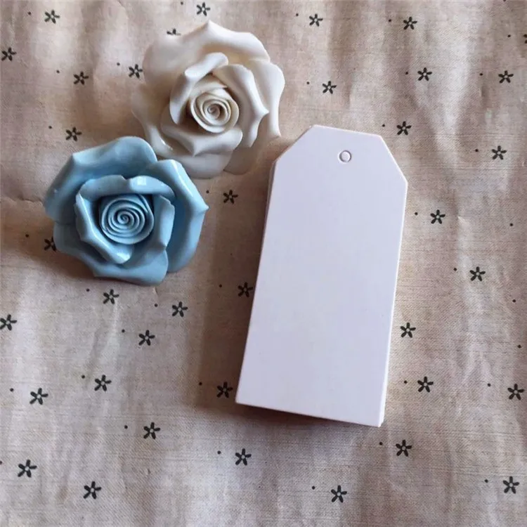 500pcs 4.5*9.5cm white paper tag, children gift tag/cards, blank bookmarks, handmade card/tags, zakka baking card/tag