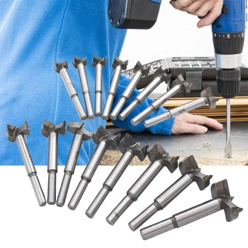 

16pcs/set Durable Hardwood Grinding Trimming Hole Opener Woodworking Drill Power Tool Sets Mortising Slotting Milling Cutter
