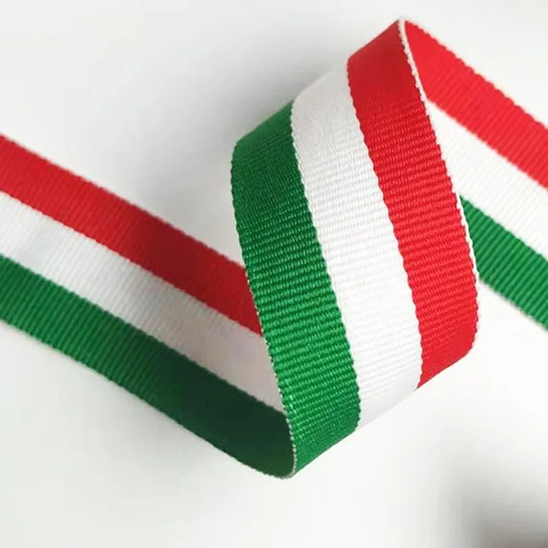 Вечерние 20 мм 15 полиэстер 10 ярдов Италия Французский флаг Grosgrain ленты