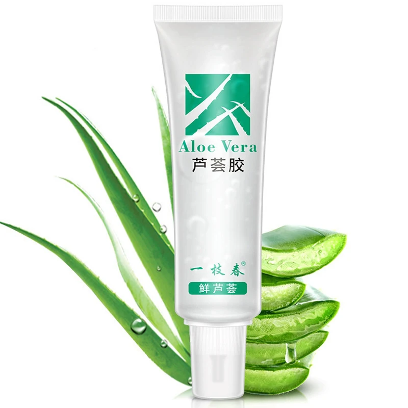 30 Aloe Vera Moisturizing Gel Acne Printing Powder Stinging Scars After Sun Repair | Красота и здоровье
