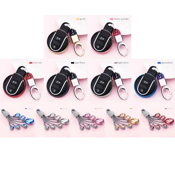 

Crystal Pendant Accessories Key Case Car Remote Alarm For BMW Mini Cooper Multi Function Key Cover Alloy Key Buckle Decoration