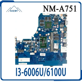 شراءNM-A751 اللوحة الأم لأجهزة الكمبيوتر المحمول لينوفو 310-15ISK الأصلي 4G-RAM I3-6006U/6100U GT920MX