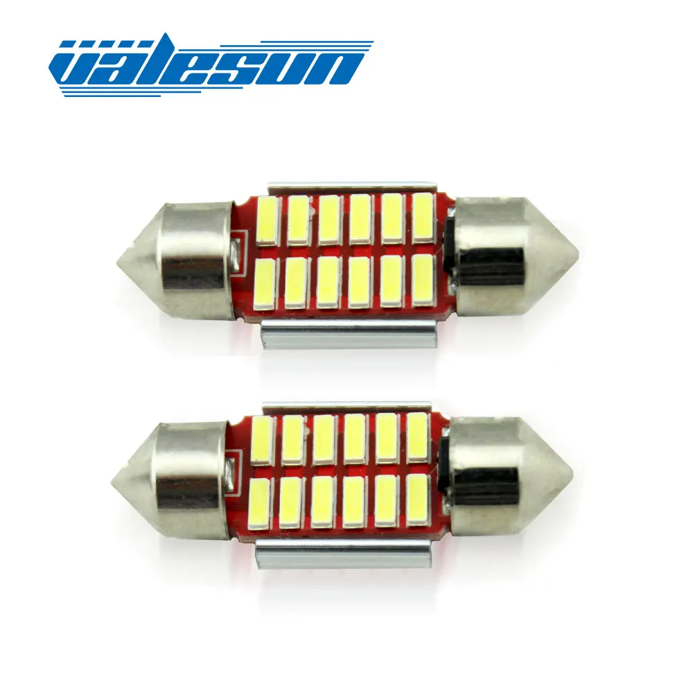 

10Pcs Festoon C5W LED Car Bulbs Reading Bulbs Dashboard/Door/Boot/Glove box Light CANBUS Error Free White 31mm 36mm 39mm 41mm