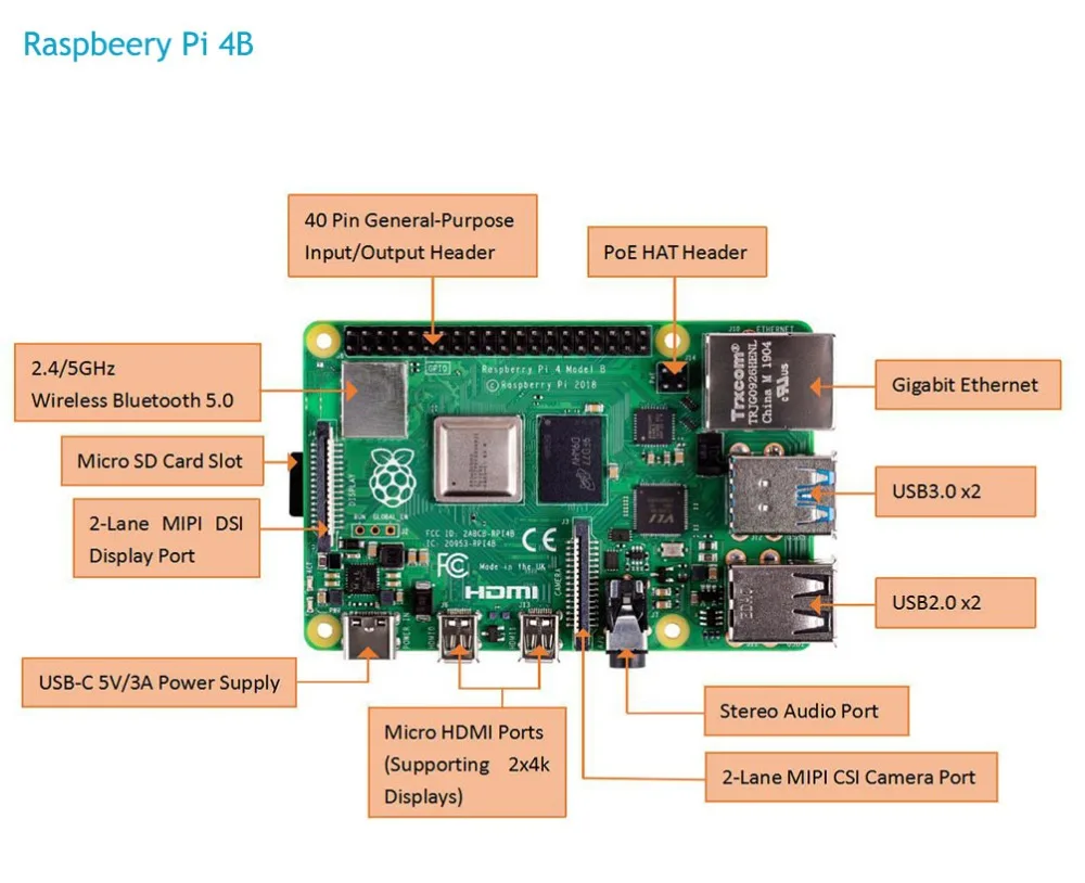 Elecrow Crowpi Raspberry Pi 4B Расширенный комплект все-в-одном 7 дюймов сенсорный экран детский компьютер DIY дизайн образовательный обучающий комплект