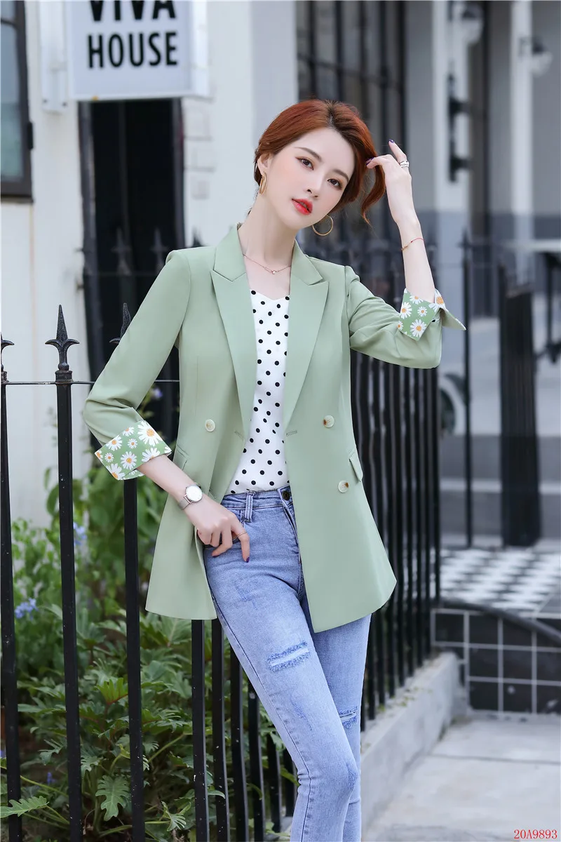 HuaMore Comfortable and Warm Women Autumn Winter Long Sleeve Office Coat Cardigans Suit Long Jacket Army Green L 