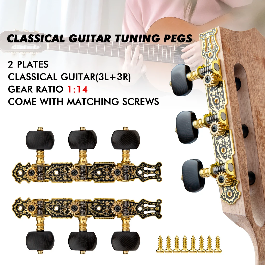 クラシックギター用ペグセット1 18 3l3r Classical Guitar Tuning Pegs Machine Heads 初回限定