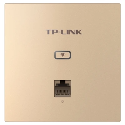 Tplink 2,4 ГГц+ 5 ГГц 1200 Мбит/с в стене AP для Wi-Fi проекта Крытый AP 802.11AC WiFi точка доступа PoE источник питания, 1000 м RJ45 порт* 1 - Цвет: Champagne-gold