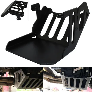 

Black Motorcycle Left Engine Oil Sump Pan Cover Chassis Guard Skid Plate Protector Kit For YAMAHA MT-09 Tracer 900 2016 2017