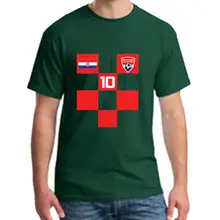 Gráfico de Croacia, camiseta de fútbol, camiseta de fútbol para hombres, 100% de algodón, camisetas de punto impresionantes para mujeres, camisetas con eslogan(China)