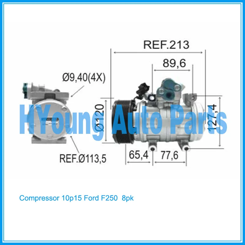 Автоматический воздушный компрессор переменного тока для Ford F250 Ford 250/350/4000 JOHN DEERE, для Mercedes Benz Acelo 915 8pk 12v