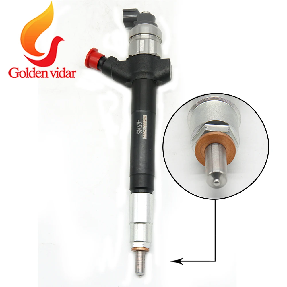 Common rail Инжектор 095000-7060 для Denso, дизельный топливный инжектор 7060, с высоким качеством, подходит для DLLA153P885 клапан 1210454