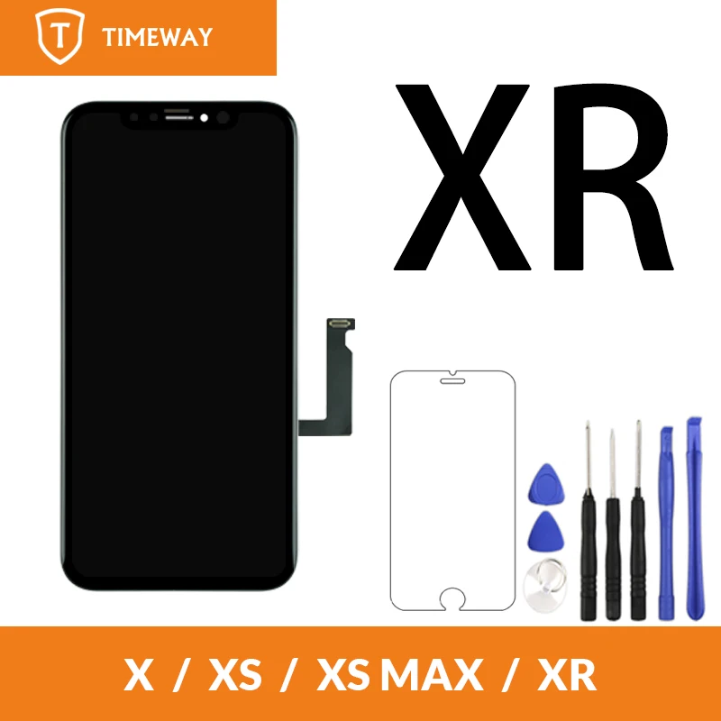 Высококачественный ЖК-дисплей для iPhone XR дисплей для Tianma OLED OEM сенсорный экран с дигитайзером запасные части для сборки черный