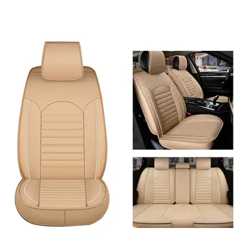 

1 Piece Waterproof Car Seat Cover Universa l Leather Auto Front Seat Cushion Protector Pad Mat Fit Most Car Accessories Interior