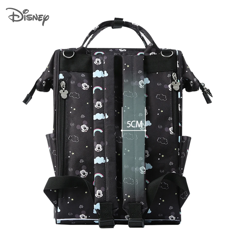 Рюкзак для подгузников от disney, сумка с USB изоляцией для бутылочек, сумка для подгузников с Минни, Микки, большая емкость, сумка для путешествий, Оксфорд, для кормления ребенка, сумка для мам