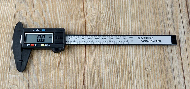 Hot sale carbon fiber 150mm electronic digital vernier caliper cheap price LCD display measuring calipers