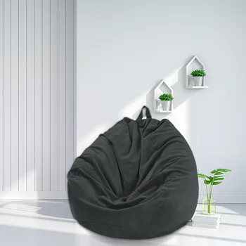 

Lounger Storage Without Filler Living Room Nordic Style Home Decor Stuffed Bean Bag Cover Soft Corduroy Chairs Bedroom Lazy Sofa