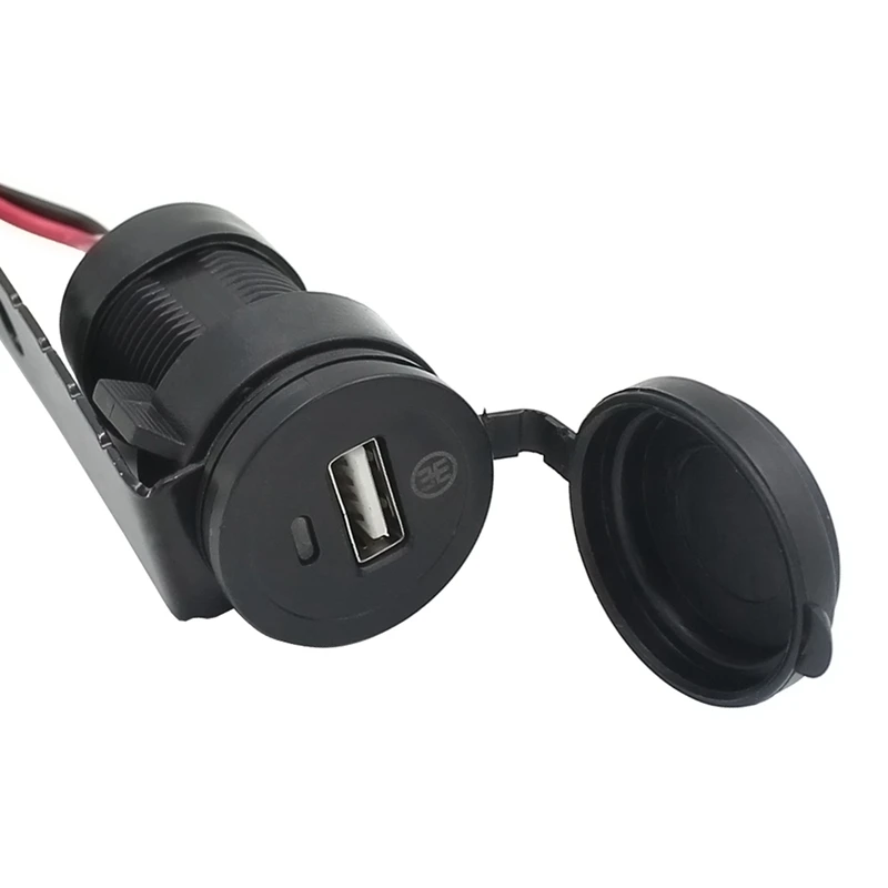 Universial 12 В до 5 В водонепроницаемый мотоцикл мобильный телефон USB зарядное устройство адаптер питания Мотоцикл аксессуары телефон зарядное устройство
