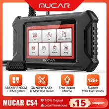 

MUCAR CS4 Professional Obd2 Scanner Oil/EPB/SAS/TPMS Reset Lifetime Free OBD2 Scanner for Cars Diagnostic Tools Car Autotools
