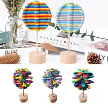 Волшебная палочка Wodden вращающийся леденец, игрушка для подавления, мистер Цудзи, креативное украшение для офиса, антистрессовая игрушка с гироскопом