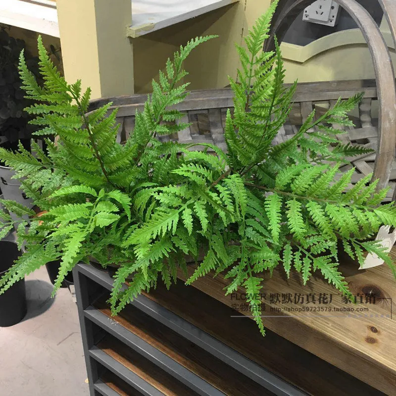 Искусственные зеленые горшечные растения pteris лист настенный ряд трава папоротниковое растение зеленая стена Свадьба Сад отель Рождественский Декор